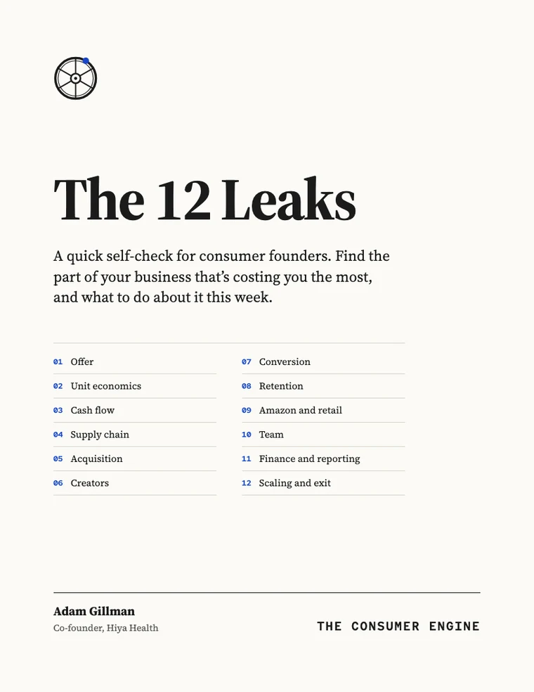 The 12 Leaks, by Adam Gillman